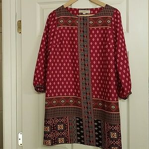 LOFT NWOT Mosaic Shift Dress  (XSP)